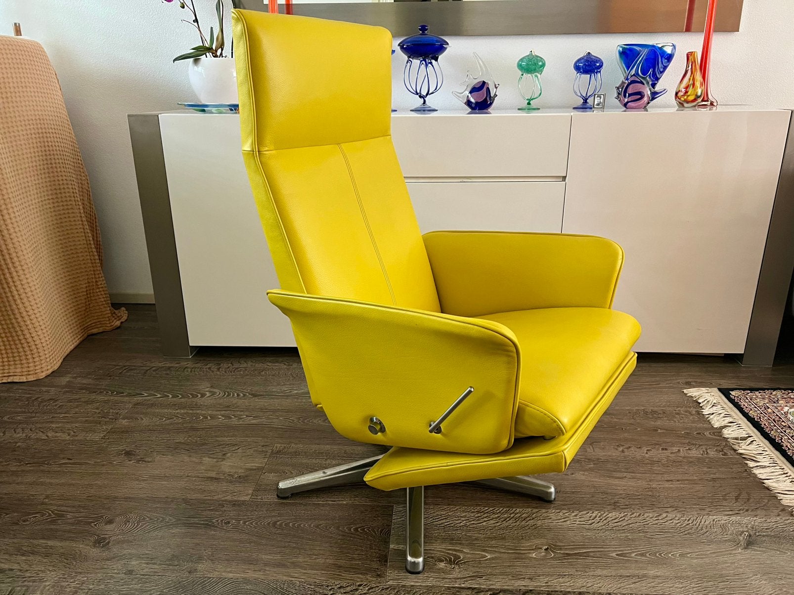 Relaxfauteuil/relaxstoel/relax fauteuil/relax stoel, Ophalen of Verzenden, Zo goed als nieuw, Leer, Relax stoel/relax fauteuil/relaxstoel/relaxstoel/fauteuil