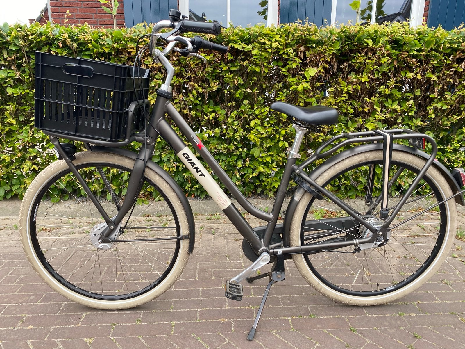Giant Triple X Damesfiets - 7 versnellingen, naafdynamo, Ophalen, Gebruikt, 47 tot 50 cm, Versnellingen