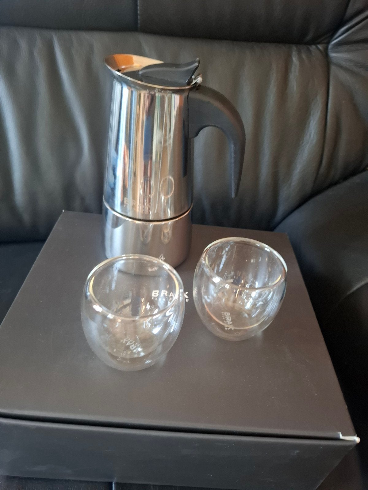 Espresso maker, Ophalen of Verzenden, Nieuw, Rond, Hout
