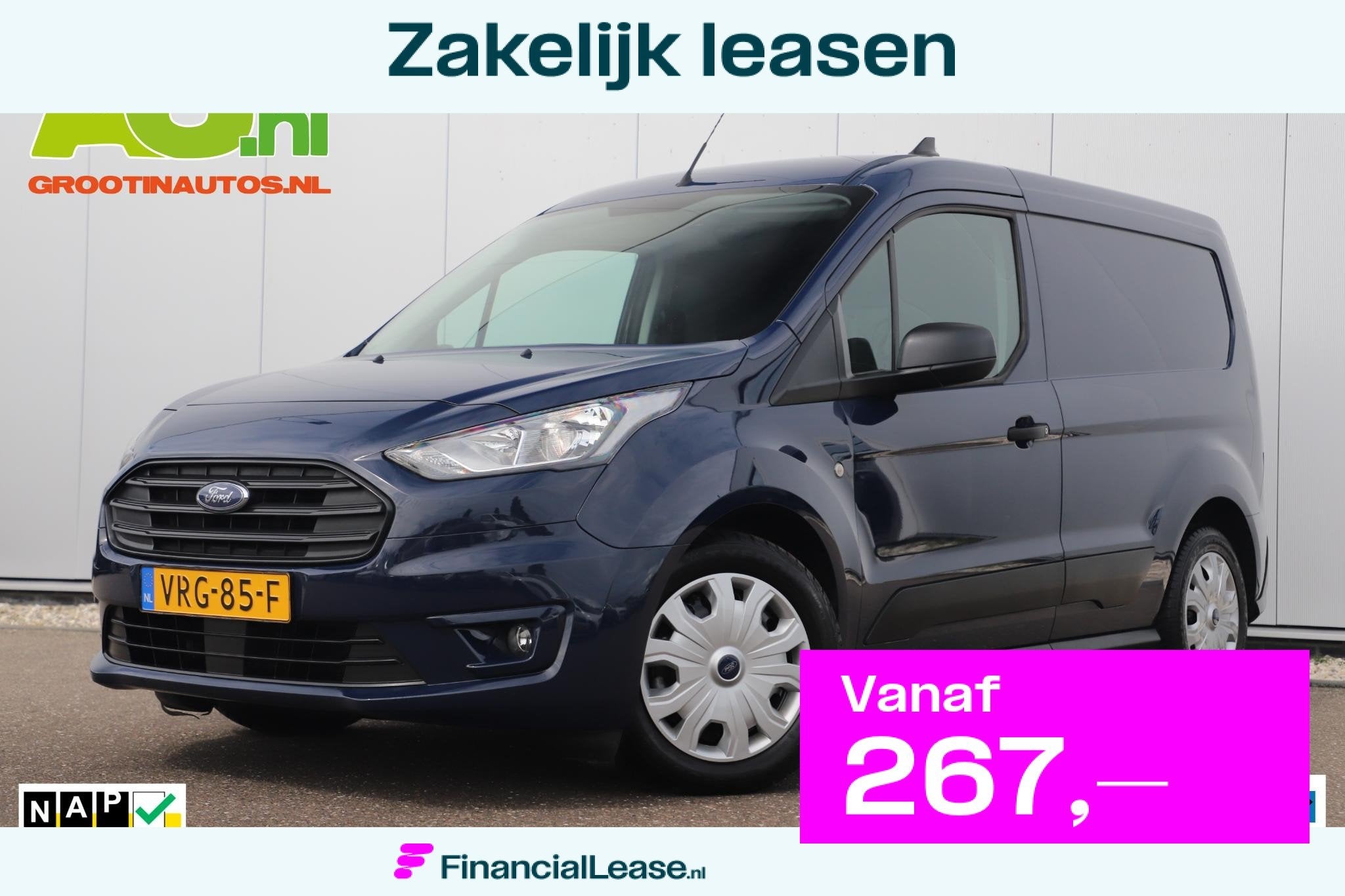 Ford Transit Connect 1.5 EcoBlue L1 Automaat Hondenauto Vent, 1350 kg, Gebruikt, Euro 6, 4 cilinders