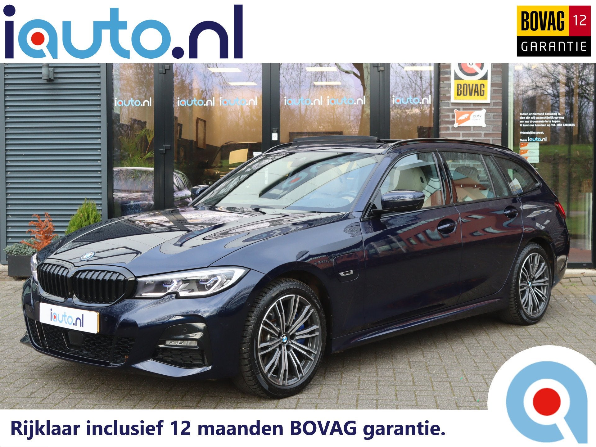 BMW 3 Serie Touring 330e M-Sport Shadow Line Pano/Laser LED/, Auto's, Automaat, Achterwielaandrijving, Gebruikt, 4 cilinders