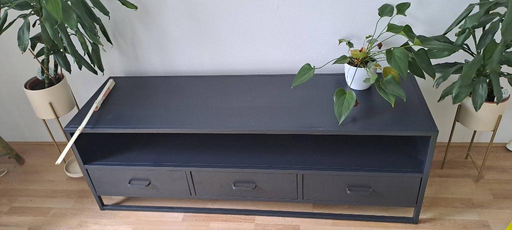 Tv meubel, Huis en Inrichting, Kasten | Televisiemeubels, Ophalen, 150 tot 200 cm, Zo goed als nieuw, Minder dan 100 cm