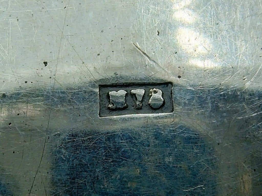 Zilveren tabaksdoos, C. Monteban, Schoonhoven, 1869, Verzenden, Zilver