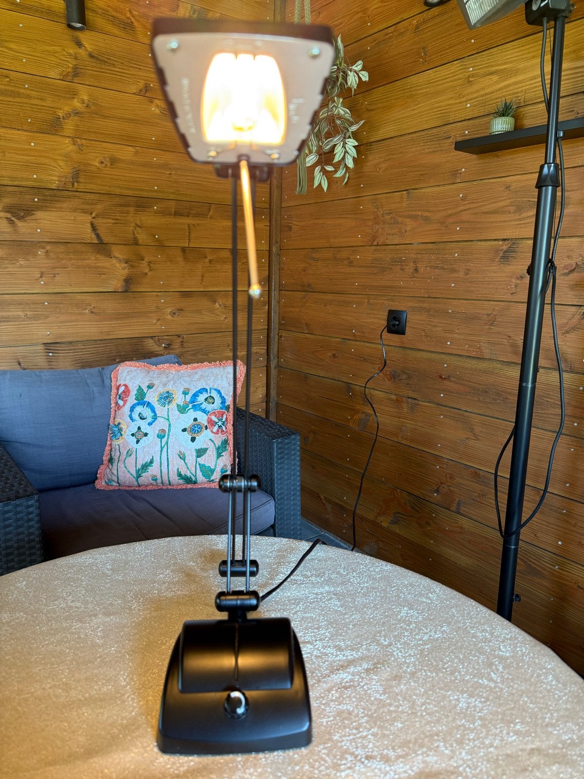 Extra Light Bureaulamp EL-2329D Zwart, Ophalen, Bureaulamp, Overige merken, Overige fittingen