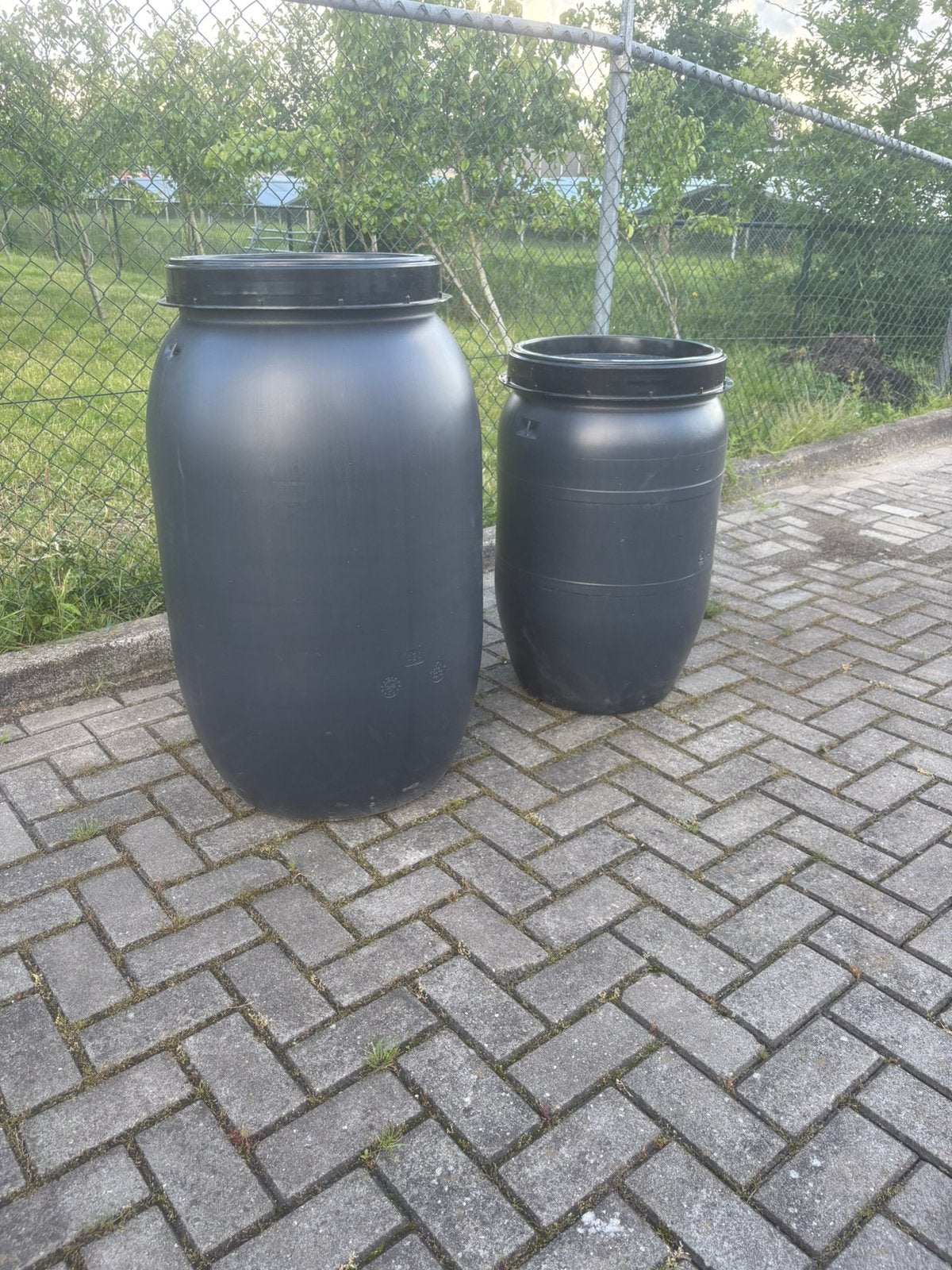 Voerton 210 Liter met Schroefdeksel – Luchtdichte Voeropslag, Ophalen of Verzenden, Overige soorten