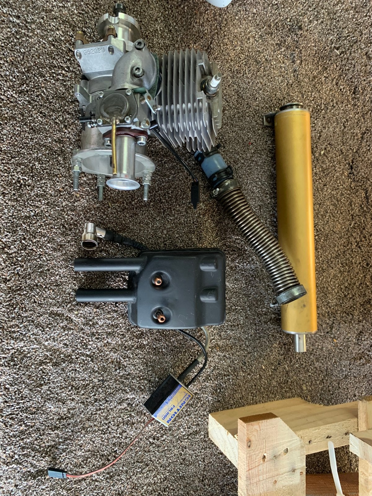 Zenoah 62cc elektronische ontsteking, Hobby en Vrije tijd, Ophalen of Verzenden, Zo goed als nieuw, Benzine