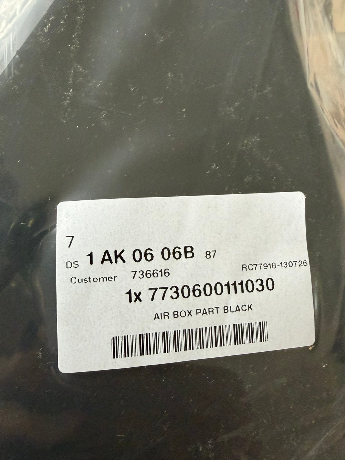 Airbox kap ktm generatie 07-10, Ophalen of Verzenden, Nieuw