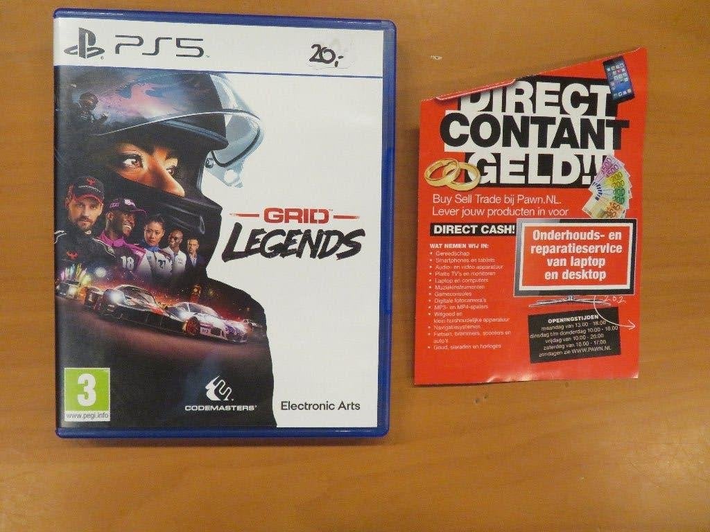 Playstation 5 (PS5) Grid Legends | Pawn Eindhoven, Ophalen, Gebruikt, 1 speler, Racen en Vliegen