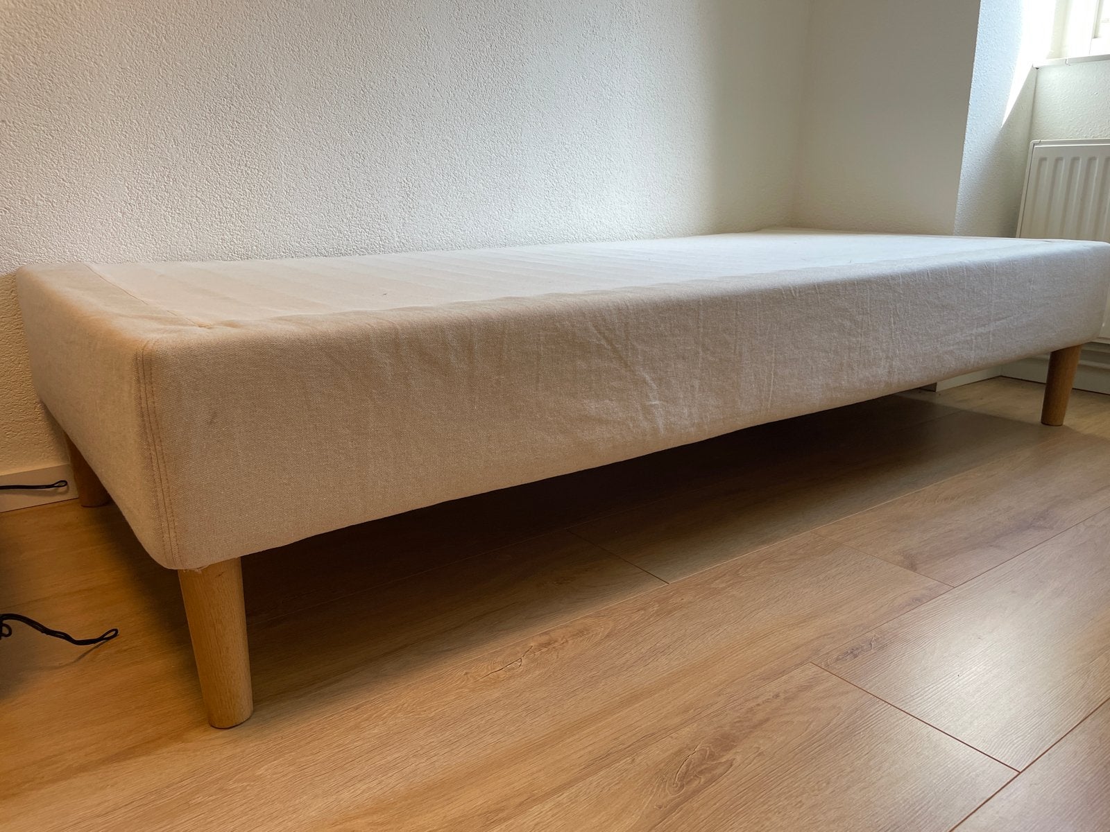 IKEA Espevär Boxspring - Tweepersoons, Ophalen, Eenpersoons, Beige, Zo goed als nieuw
