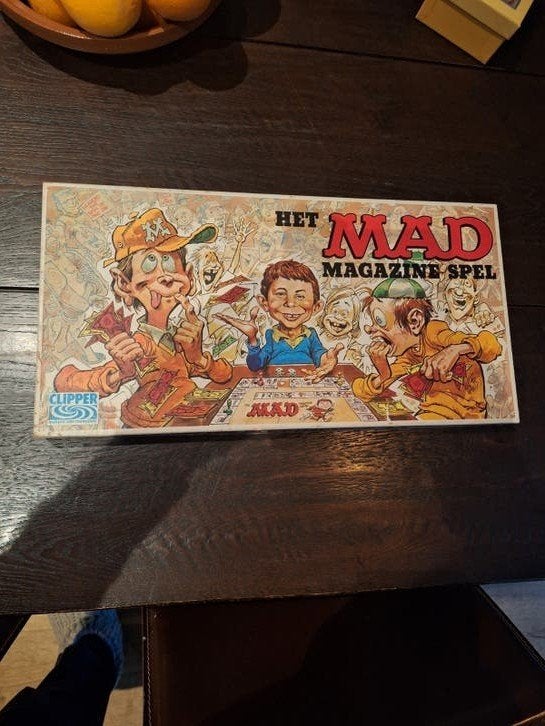 Het MAD Magazine Spel van Clipper - Compleet en Netjes, Een of twee spelers, Ophalen of Verzenden, Zo goed als nieuw, Clipper