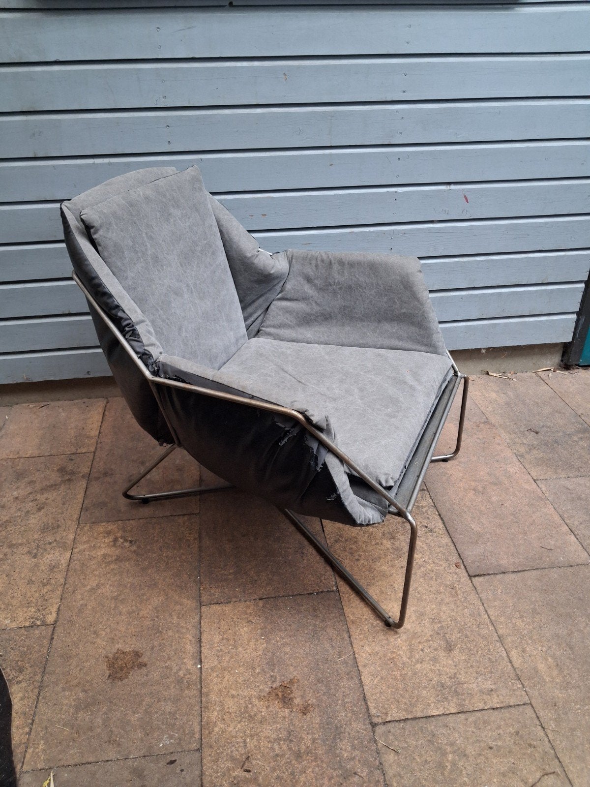 SABA New York Lounge Fauteuil Design Vintage, Ophalen, Gebruikt, Modern Design, Metaal