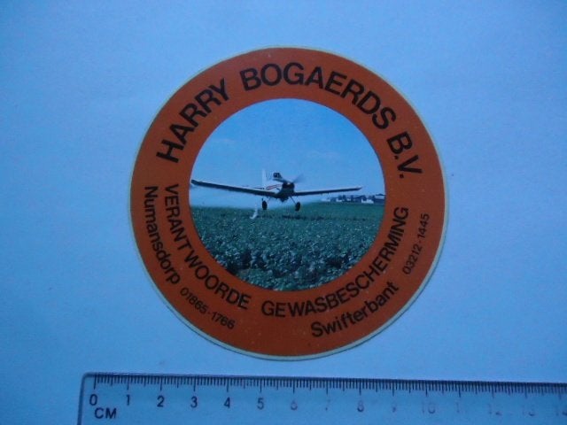 sticker oud Numansdorp Swifterbant landbouw tuinbouw Boagaer, Verzamelen, Verzenden, Zo goed als nieuw, Bedrijf of Vereniging