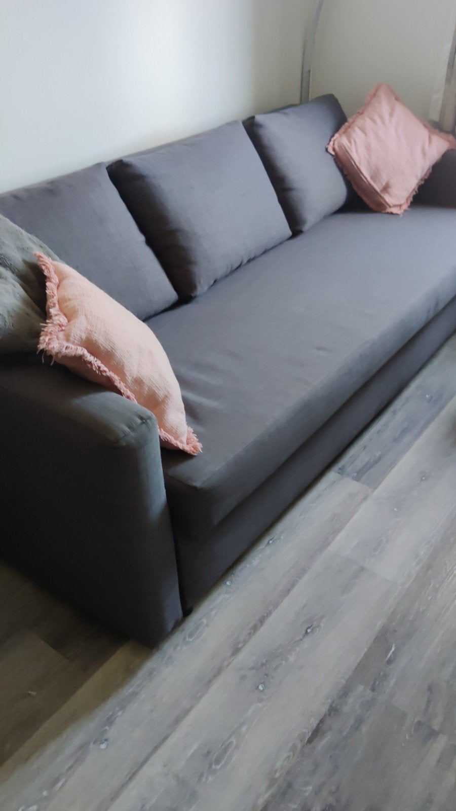 slaap bank, zeer netjes, incl topper, Ophalen of Verzenden, Zo goed als nieuw, Tweepersoons, 140 cm