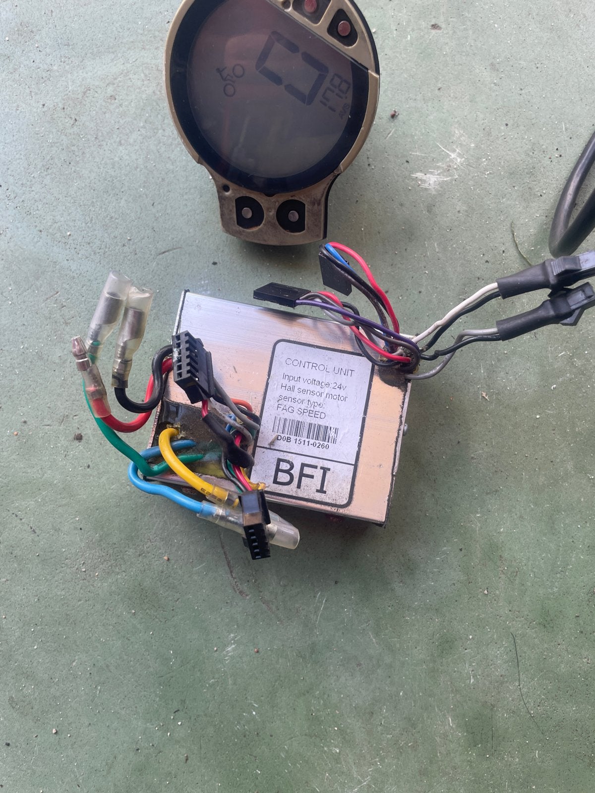 E-bike Control Unit 24V met Display Cortina, Fietsen en Brommers, Elektrische fietsen, Ophalen of Verzenden, Gebruikt, Overige merken