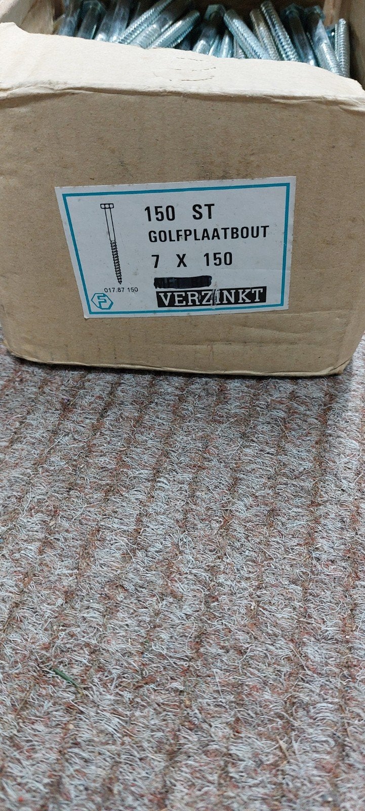 golfplaatbouten, Doe-het-zelf en Verbouw, Ophalen, Nieuw