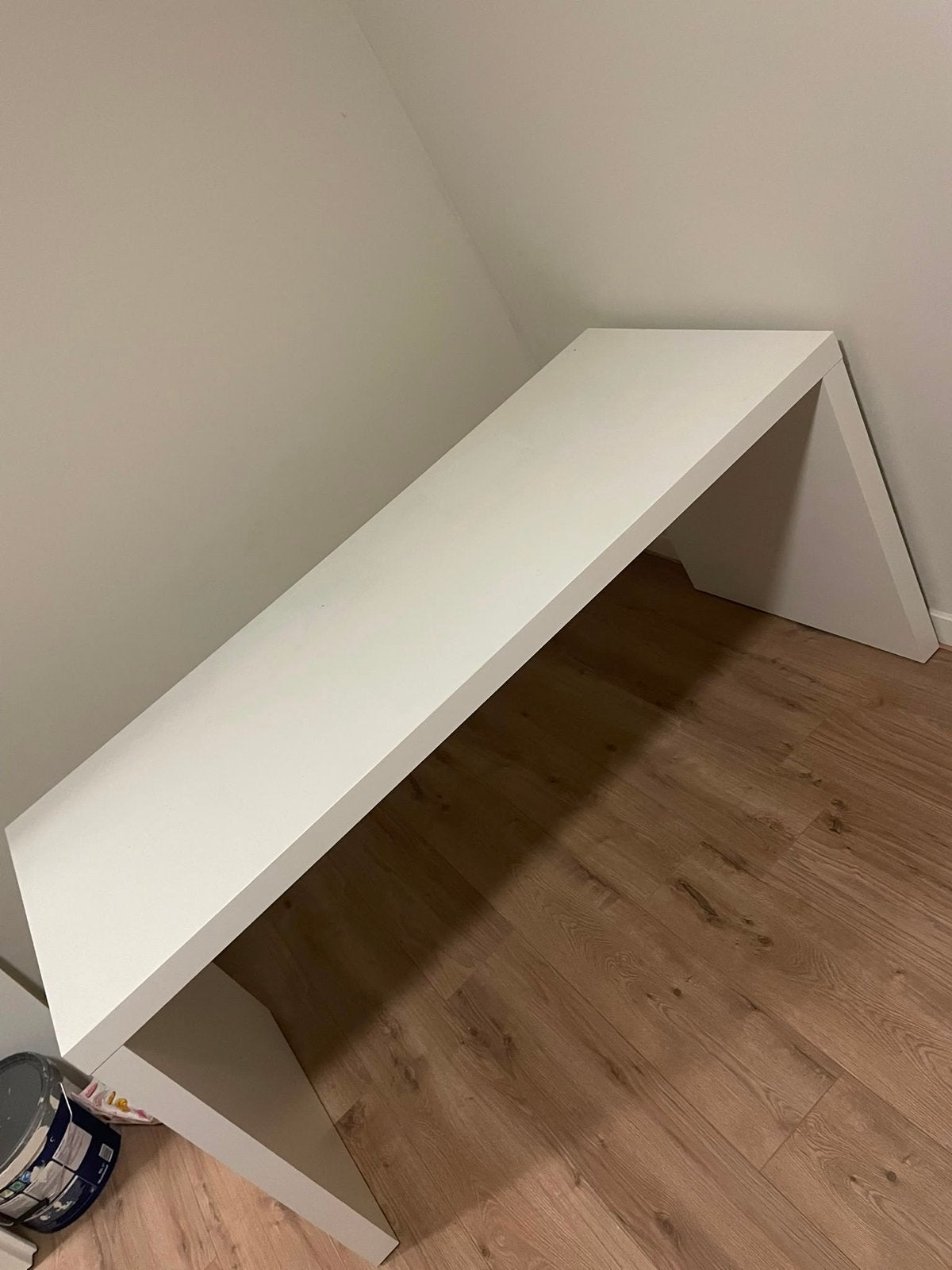 IKEA Malm bureau met uitschuifbaar deel, Ophalen, Demontabel, Gebruikt, Spaanplaat of MDF
