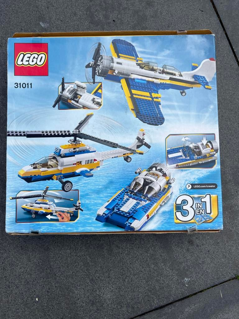 Lego Creator 31011 Vliegtuig, Helikopter, Boot 3-in-1, Kinderen en Baby's, Speelgoed | Duplo en Lego, Ophalen, Lego, Nieuw, Inclusief doos
