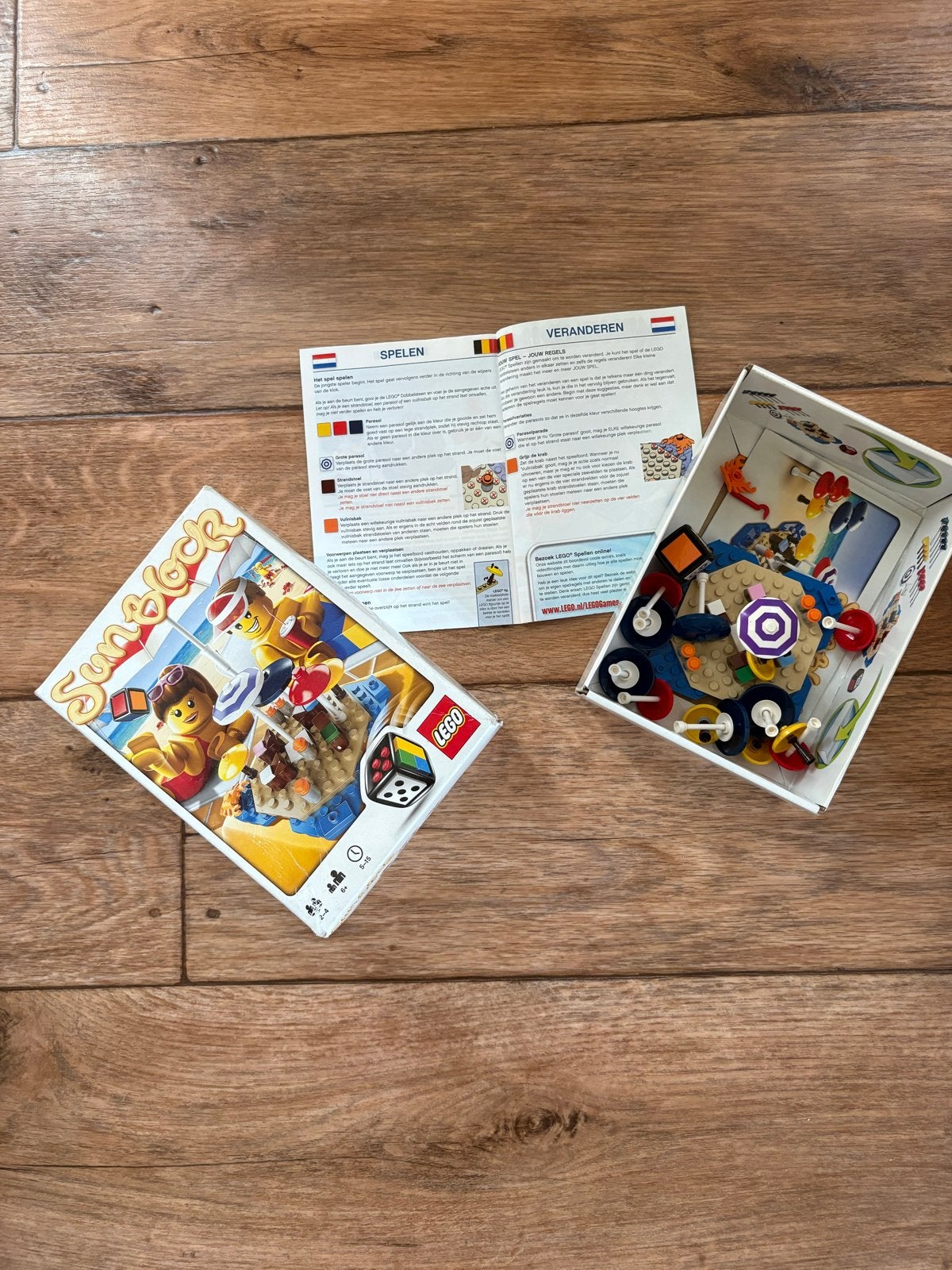 Lego Sunblock Spel - Compleet en in goede staat!, Ophalen of Verzenden, Gebruikt, Overige merken