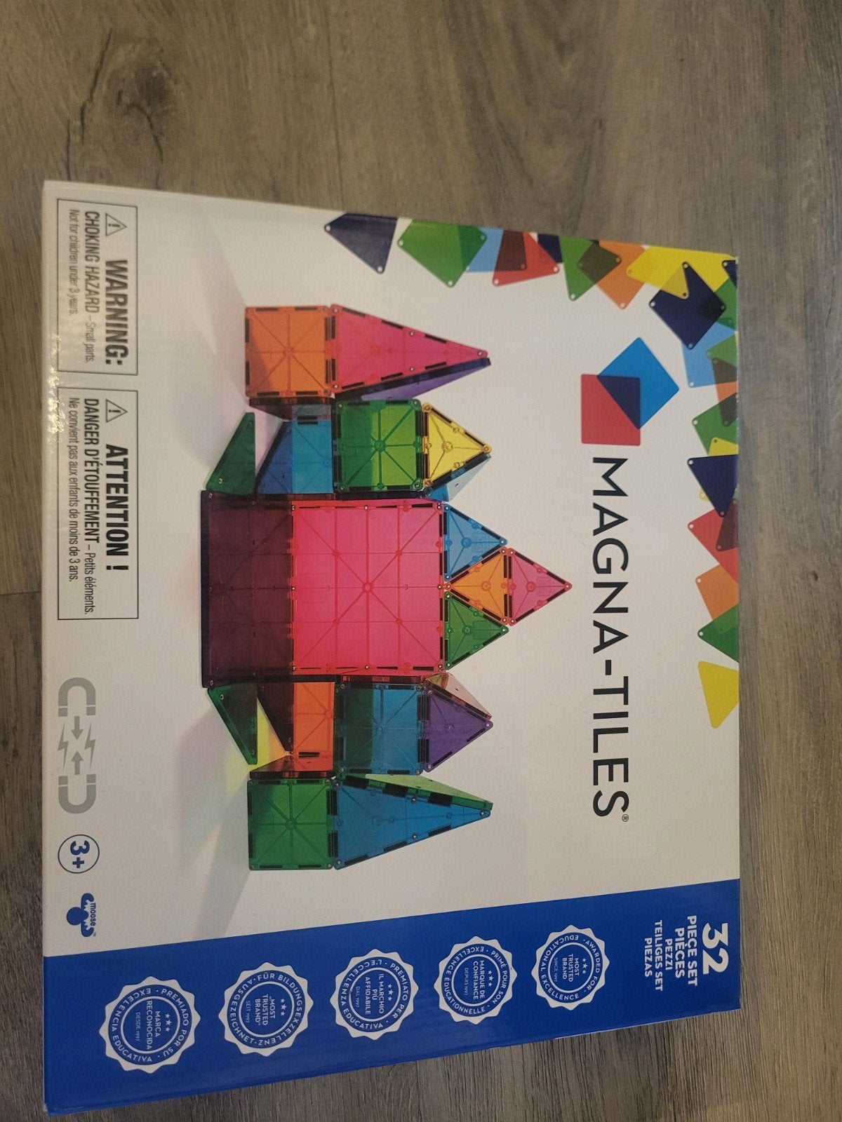 Magna-Tiles 32-delige set - Magnetisch bouwspeelgoed, Ophalen of Verzenden, Nieuw
