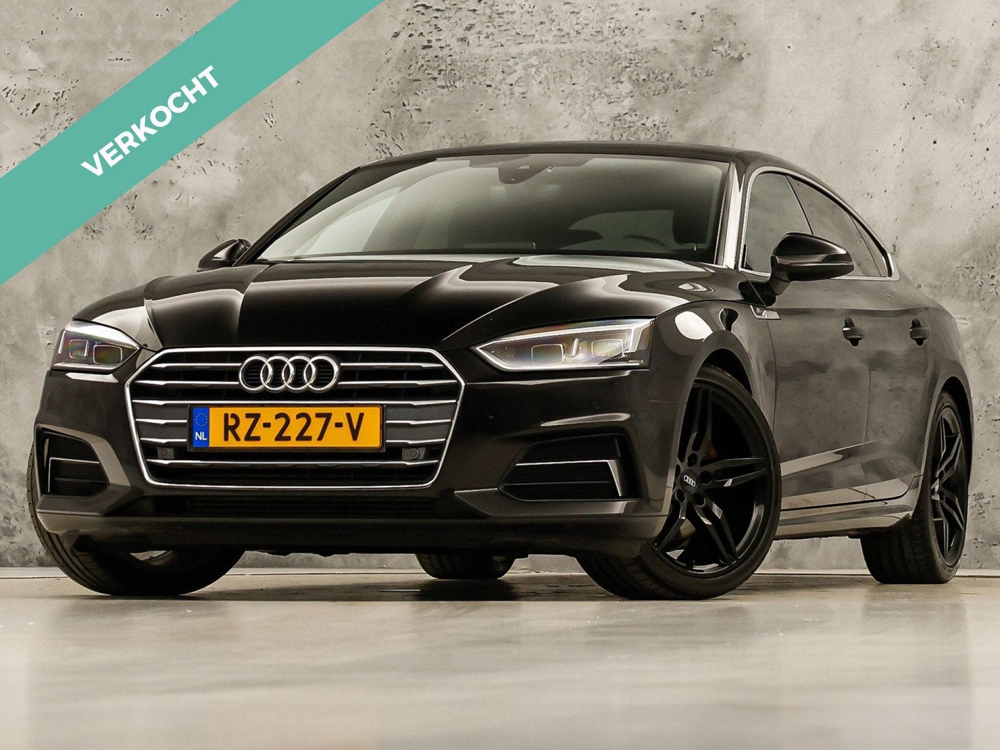 Audi A5 Sportback 2.0 TFSI S-Line Sport 190Pk Automaat (2X S, 12 maanden, Gebruikt, 1435 kg, Zwart