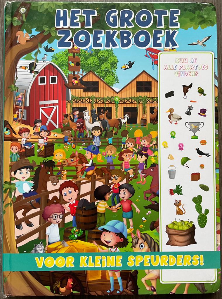 XL HET GROTE ZOEKBOEK voor kleine speurders! MANEGE, Ophalen of Verzenden, Gelezen