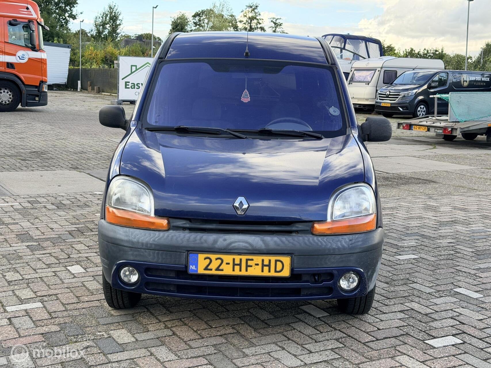 Renault Kangoo combi 1.4 AUTOMAAT STORING!, Auto's, Gebruikt, 4 cilinders, Blauw, 1070 kg