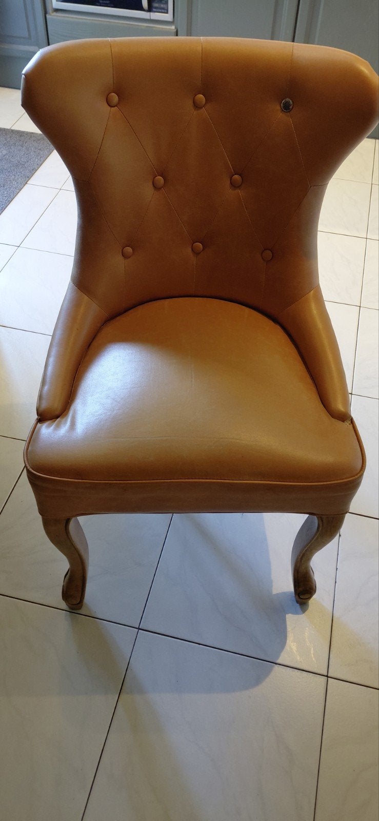 6 Riviera Maison George Eettafelstoel - Lichtbruin/Beige, Ophalen