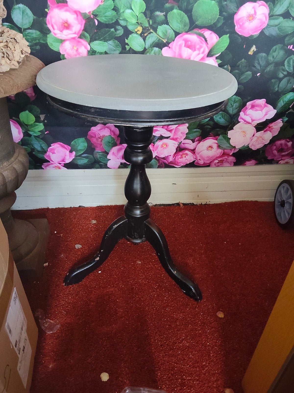 Rond tafeltje, Huis en Inrichting, Tafels | Bijzettafels, Ophalen, Rond, Minder dan 55 cm