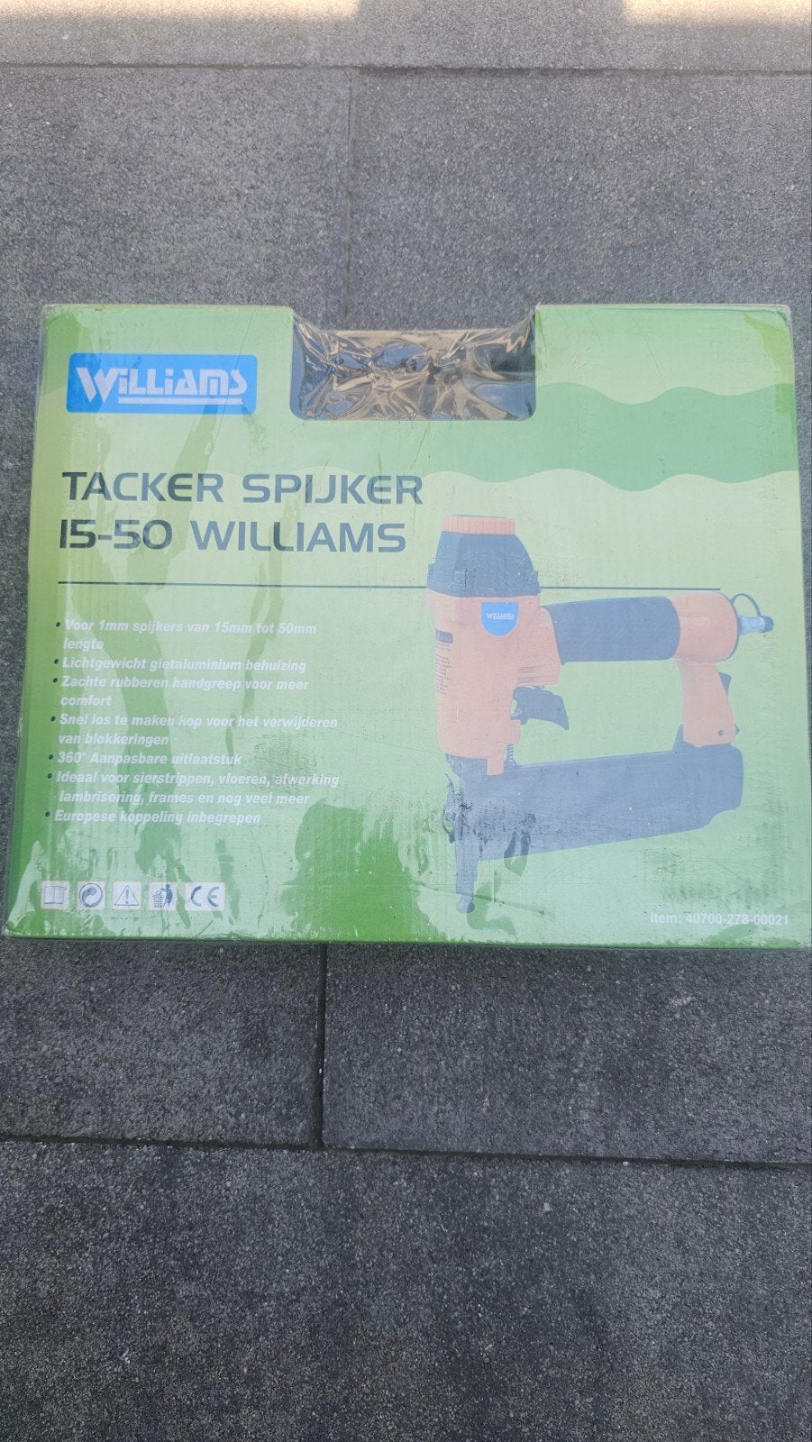 Williams Tacker Spijker 15-50 - Nieuw in Doos, Ophalen of Verzenden, Nieuw, Tacker/nietmachine, Overige merken