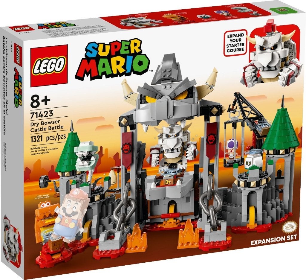 LEGO 71423 Dry Bowsers Castle Battle (Super Mario, Expansion, Overige thema's, Nieuw, Ophalen of Verzenden, Complete set