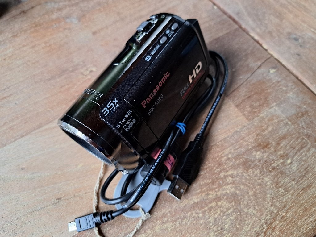 Panasonic HDC-SD60 Full HD Camcorder met accessoires, Panasonic, Overige typen, Ophalen of Verzenden, 8 keer of meer