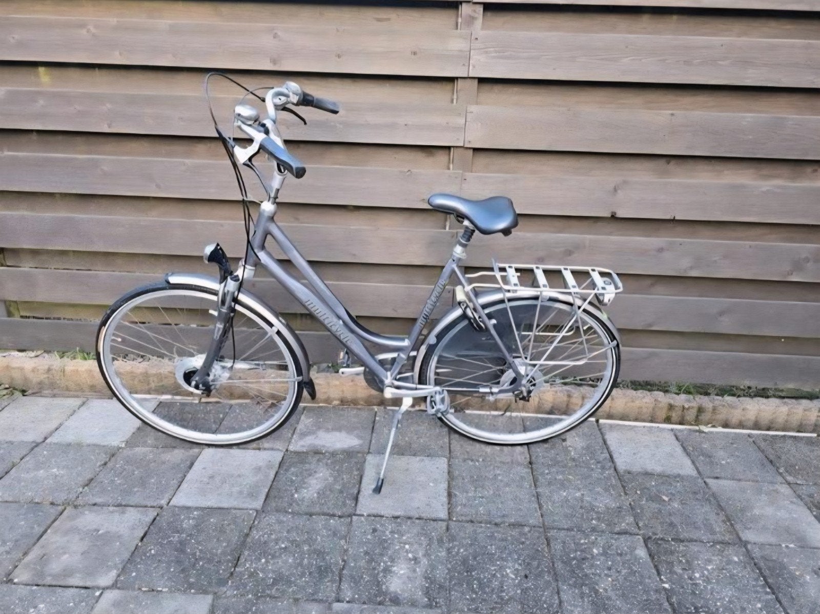 Damesfiets 7 versnellingen verlichting handremmen, 53 tot 56 cm, Versnellingen, Zo goed als nieuw, Ophalen