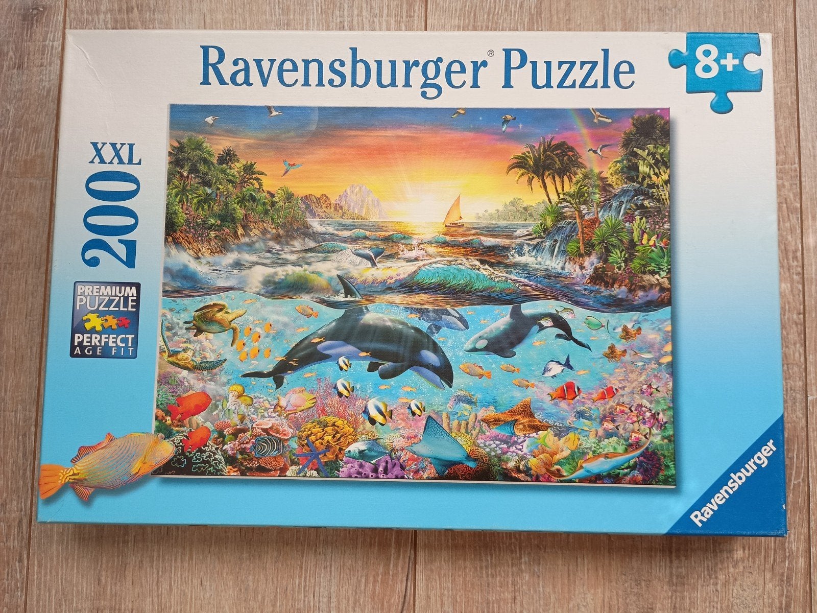 Mooie Ravensburger puzzel 200 XXL - Onderwaterwereld, Ophalen of Verzenden, Gebruikt