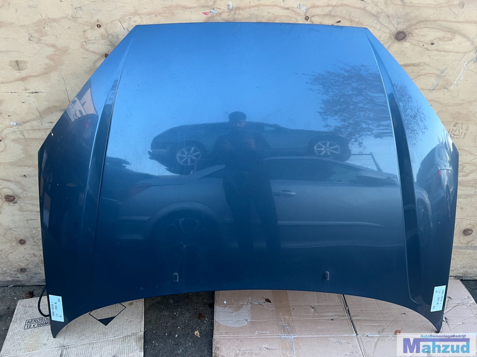 FORD FOCUS 1 Grijs K1 motorkap 1998-2004, Gebruikt, Info@ford.com, Ophalen of Verzenden, Ford