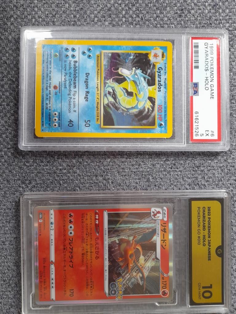 Psa en GlobalGrading slabs., Ophalen, Zo goed als nieuw, Meerdere kaarten, Foil