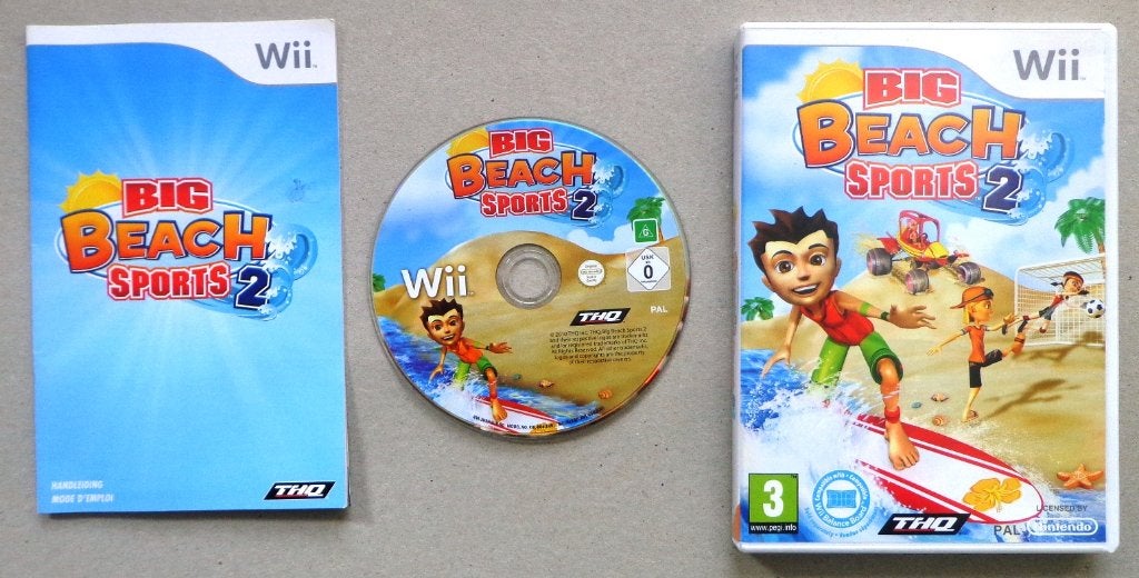 Big Beach Sports 2 voor de Nintendo Wii Compleet, Gebruikt, 1 speler, Ophalen of Verzenden, Vanaf 3 jaar