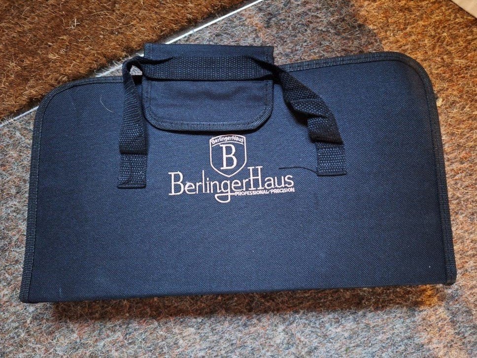 Berlinger Haus Messenset in Etui - 10-delig, Overige typen, Nieuw, Ophalen of Verzenden, Zwart