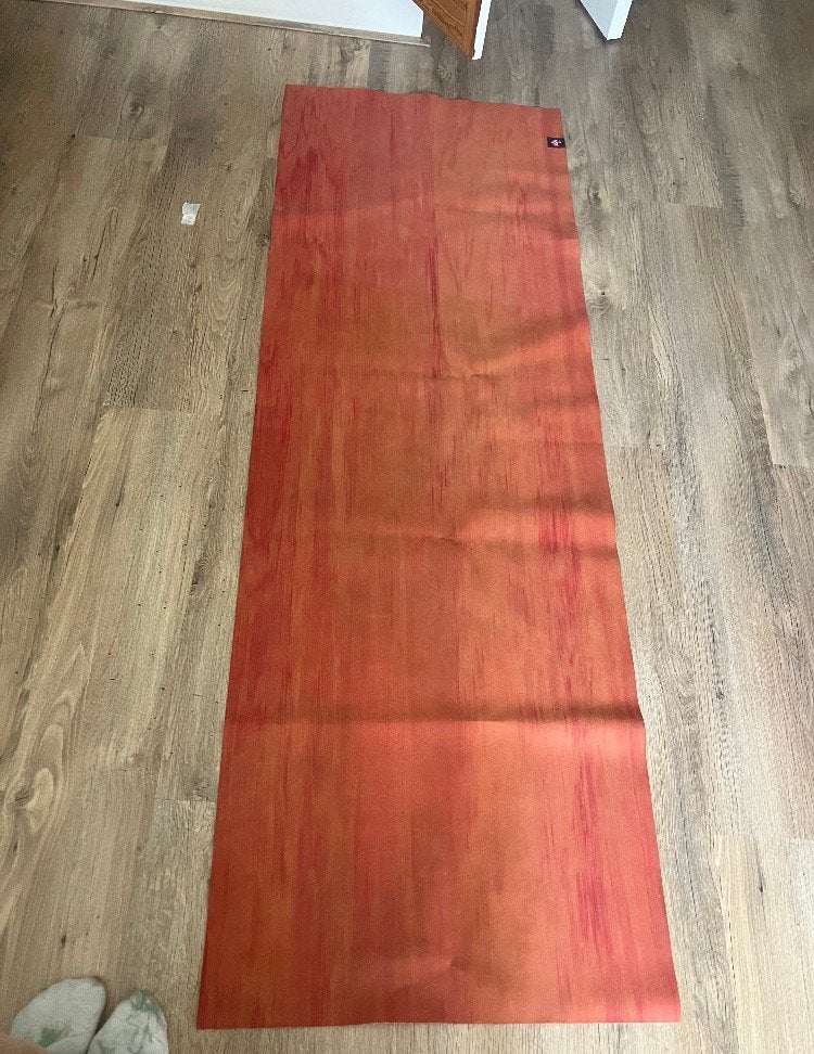 Yogamat Travel Manduka, Ophalen of Verzenden, Gebruikt, Rechthoekig, 50 tot 100 cm