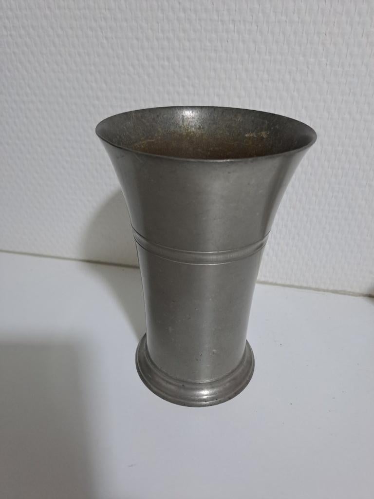 tinnen beker, Antiek en Kunst, Antiek | Tin, Ophalen