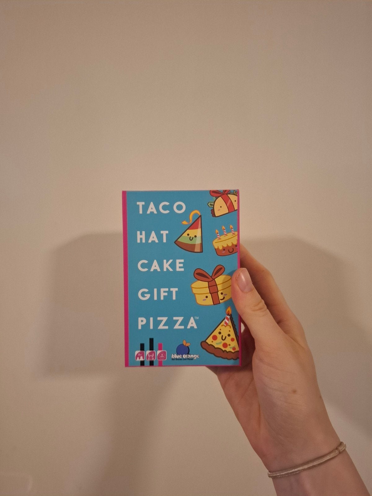 Taco hat cake gift pizza kaartspel, Ophalen