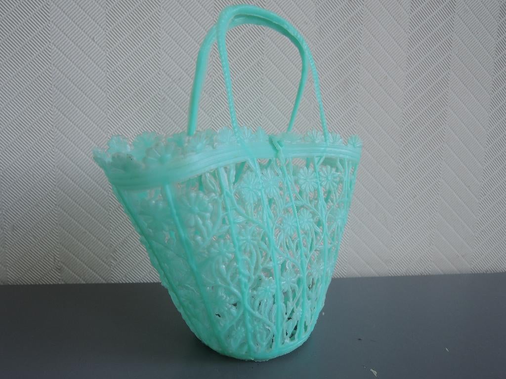 Vintage kunststof kindermandje, Ophalen of Verzenden, Zo goed als nieuw
