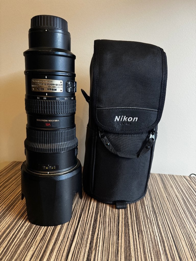 Nikon AF-S VR Nikkor 70-200mm f/2.8G ED, Ophalen, Gebruikt, Telelens, Zoom