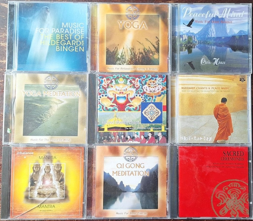 Collectie 9 CD's - Meditatie, Yoga, Mantra, Qi Gong, Ophalen of Verzenden, Zo goed als nieuw