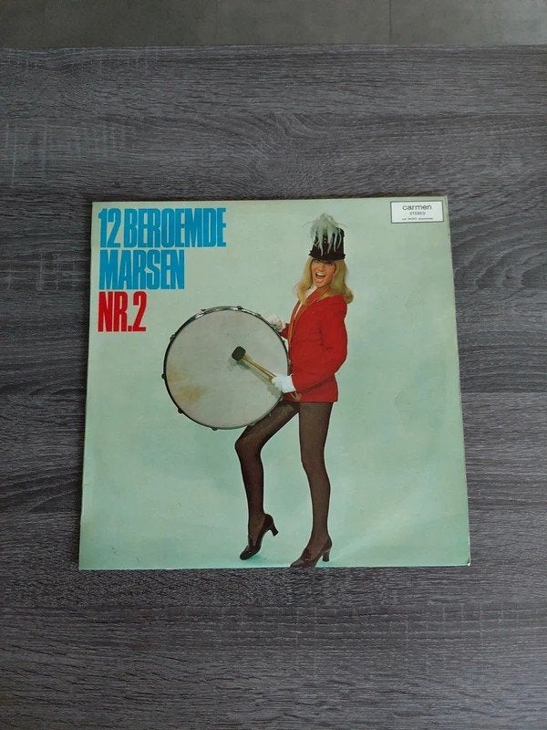 12 Beroemde Marsen Nr. 2 LP - Carmen, LP, Gebruikt, Overige genres, Ophalen of Verzenden
