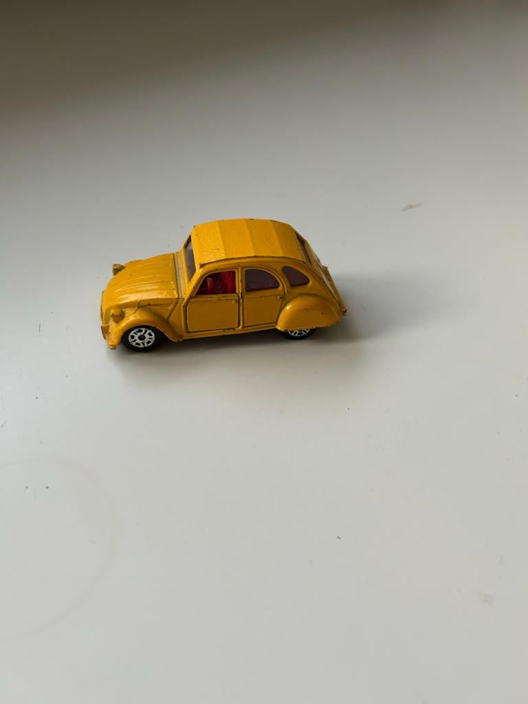 Corgi Toys Citroën 2CV 6 Speelgoedautootje Geel, Ophalen of Verzenden, Gebruikt