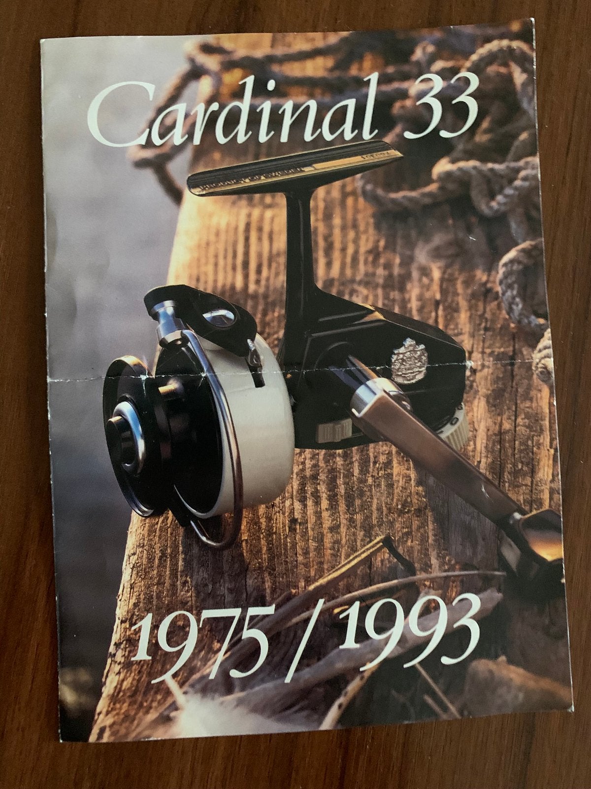 Hengelsport visboeken abu cardinal 33 folder werpmolen, Ophalen of Verzenden, Zo goed als nieuw, Boek of Tijdschrift
