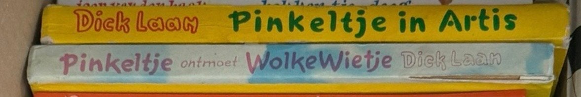 2 Pinkeltje boeken: Pinkeltje in Artis & Pinkeltje ontmoet W, Ophalen of Verzenden, Gelezen, Sprookjes
