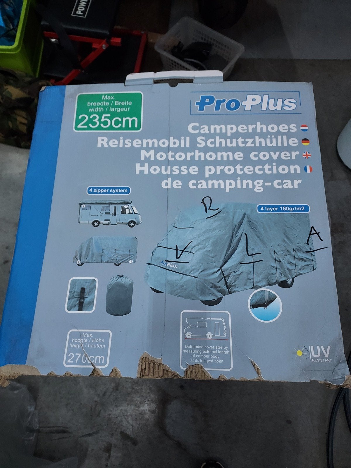 Pro-Plus All Wheater Camperhoes - Bescherming voor uw camper, Ophalen, Gebruikt