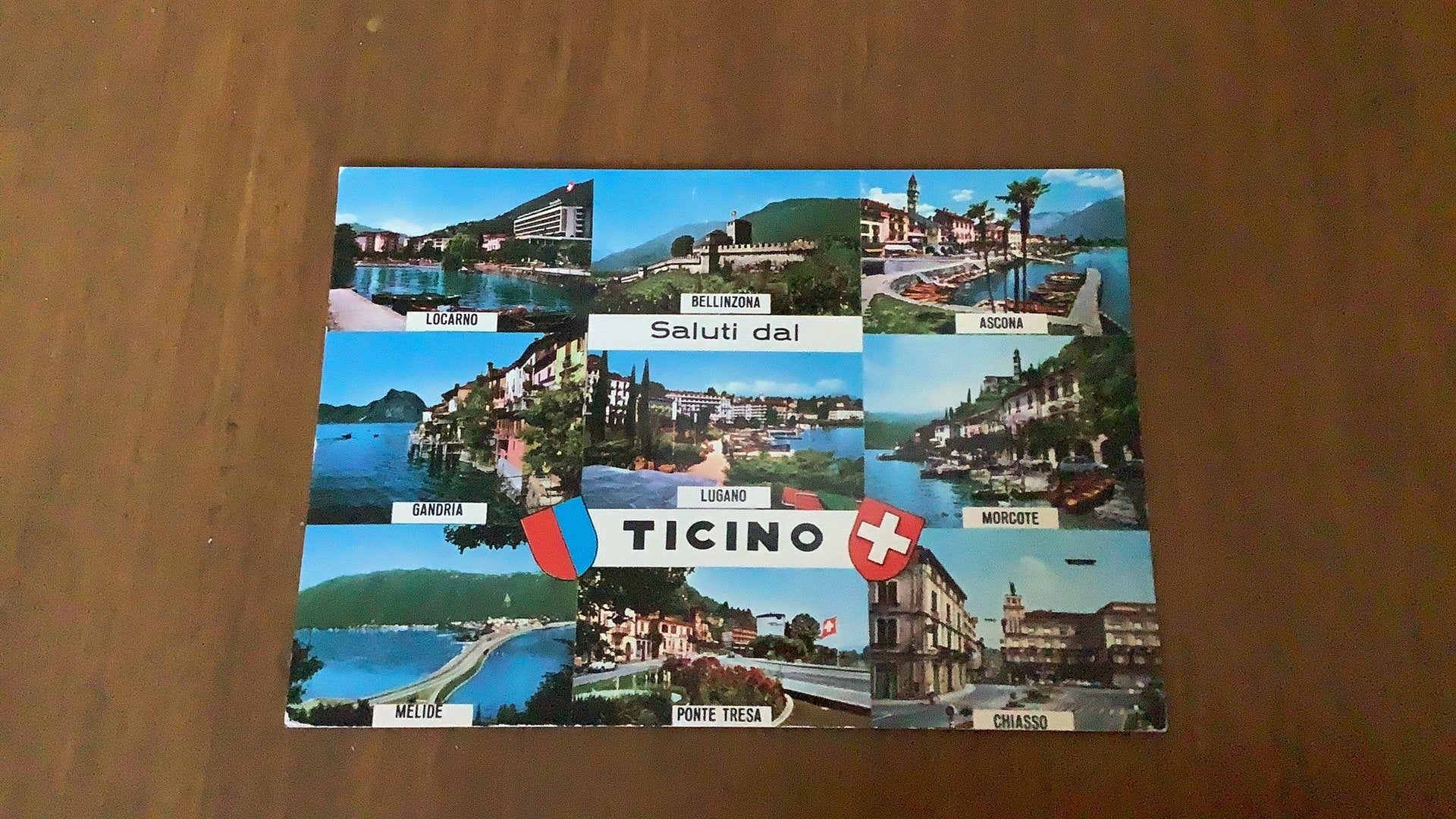 Zwitserland.    Carton Ticino-Svizzera, Ophalen of Verzenden, 1980 tot heden, Gelopen, Overig Europa