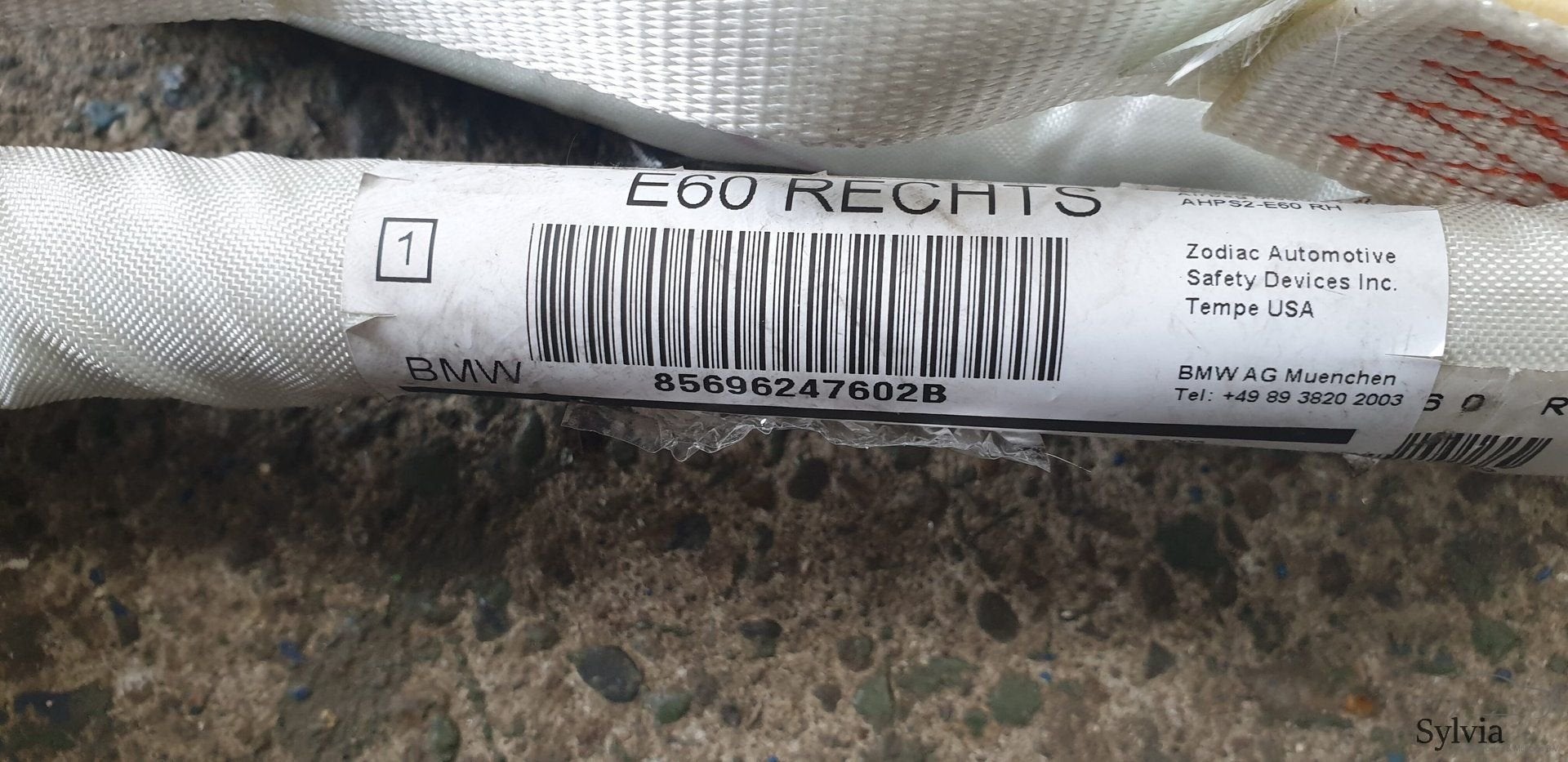 Hemel dak airbag Rechts BMW 5 serie E60, Gebruikt, -, -, Ophalen of Verzenden